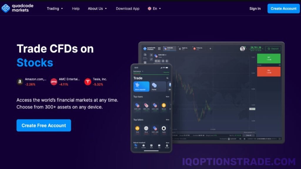 Quadcode Markets broker review 2023 - pros and cons 1 Quadcode Markets broker